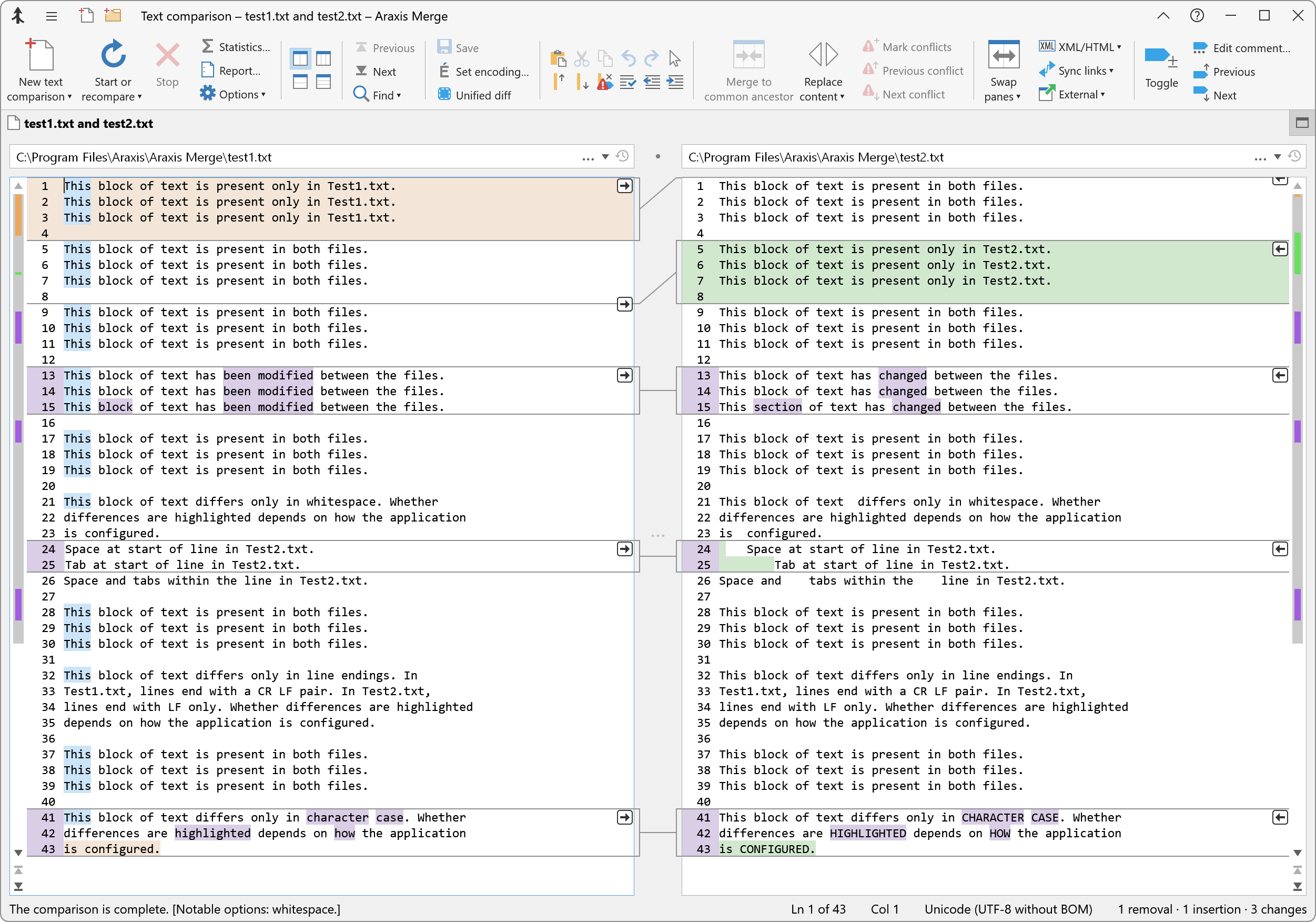 Screenshot showing the ribbon user interface without button group labels